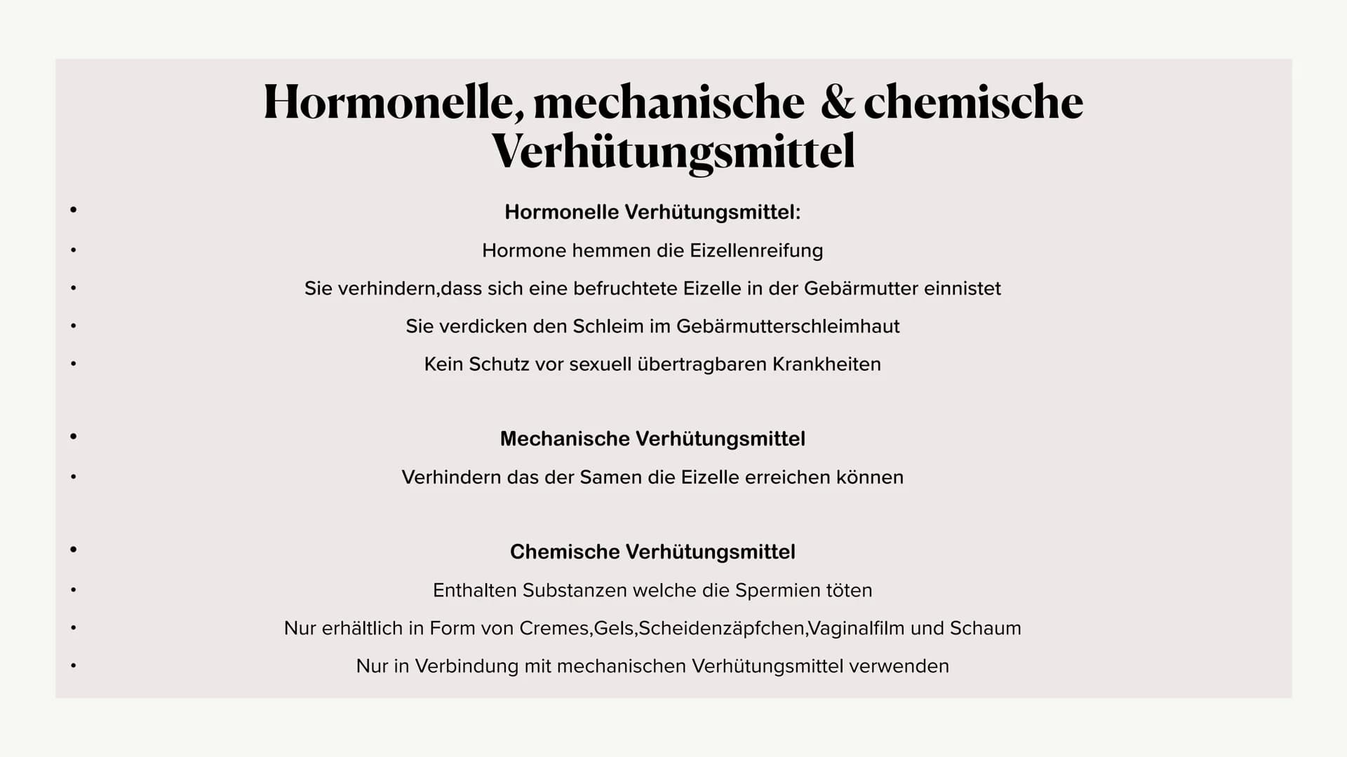 99999
0,00
Verhütung
Nele und Laura
ᏳᏀᏳᏀᏳᏀ ●
●
●
Inhaltsverzeichnis
Hormonelle Verhütungsmittel
Mechanische Verhütungsmittel
Chemische Verhü