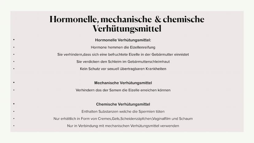 99999
0,00
Verhütung
Nele und Laura
ᏳᏀᏳᏀᏳᏀ ●
●
●
Inhaltsverzeichnis
Hormonelle Verhütungsmittel
Mechanische Verhütungsmittel
Chemische Verhü