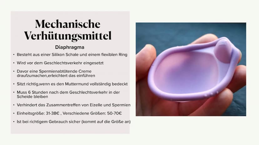99999
0,00
Verhütung
Nele und Laura
ᏳᏀᏳᏀᏳᏀ ●
●
●
Inhaltsverzeichnis
Hormonelle Verhütungsmittel
Mechanische Verhütungsmittel
Chemische Verhü