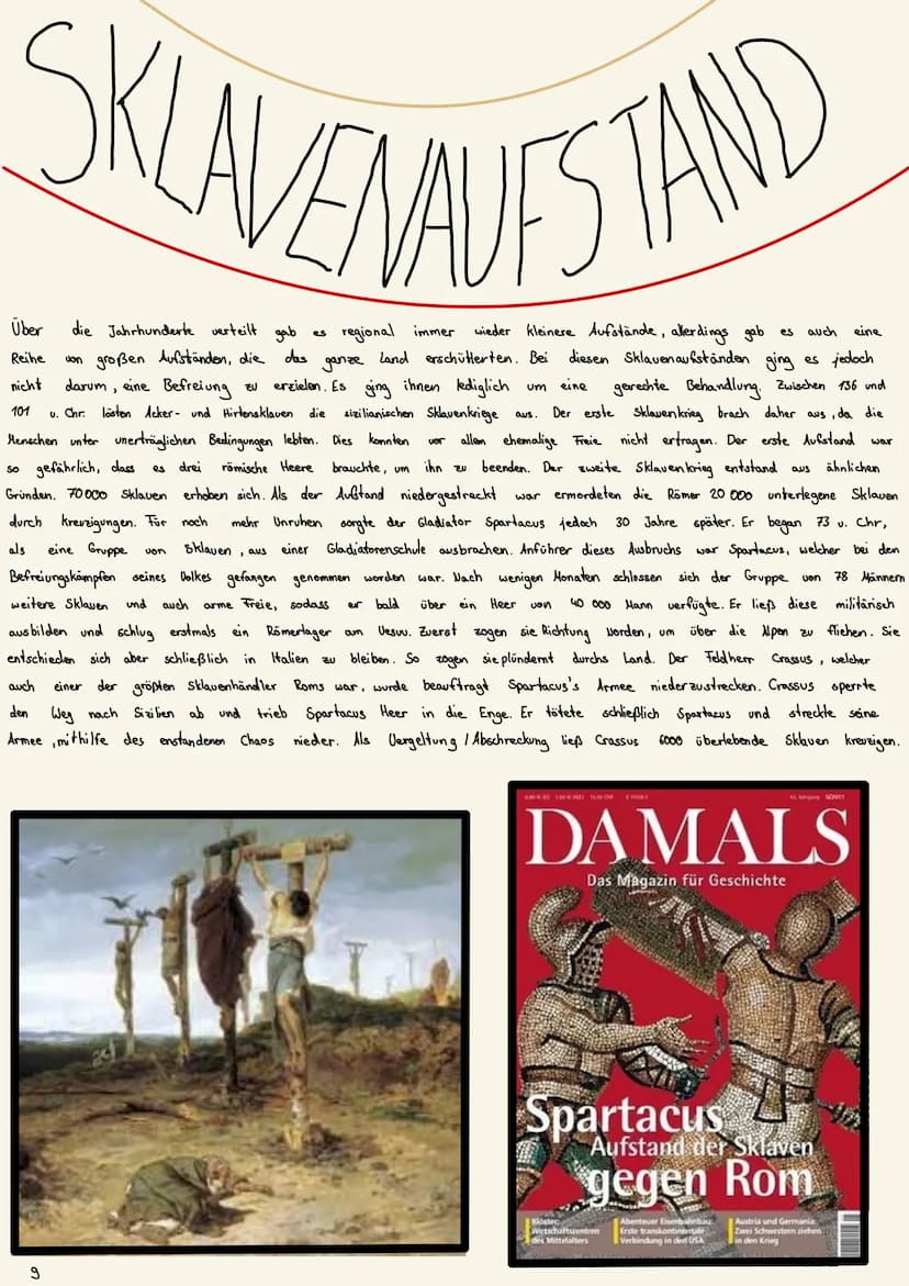 o
Akersklave
Sklaven th
Mienensklave
Haussklave
plike
Gladiator
der römischen
Он Inholtcuaczeichnis
römischen
Sklaven
men
Seite 1:
Titelbild