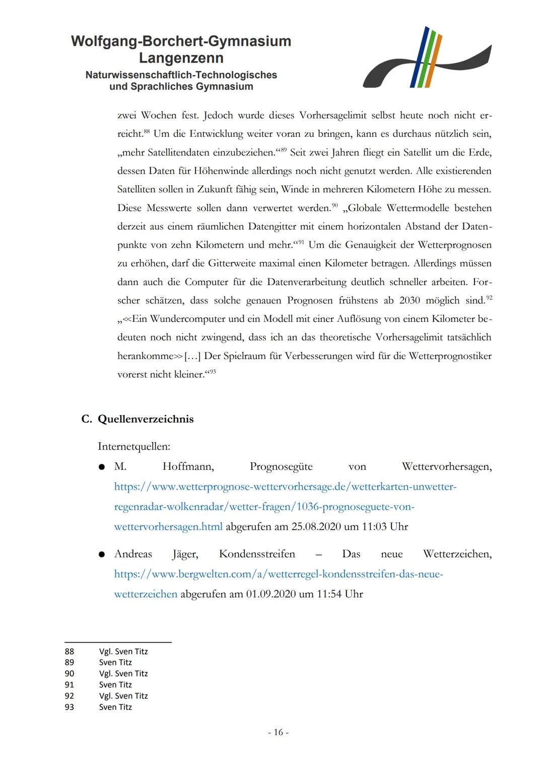 Wolfgang-Borchert-Gymnasium
Langenzenn
Naturwissenschaftlich-Technologisches
und Sprachliches Gymnasium
W - Seminar ,,Luft- und Raumfahrt"
,