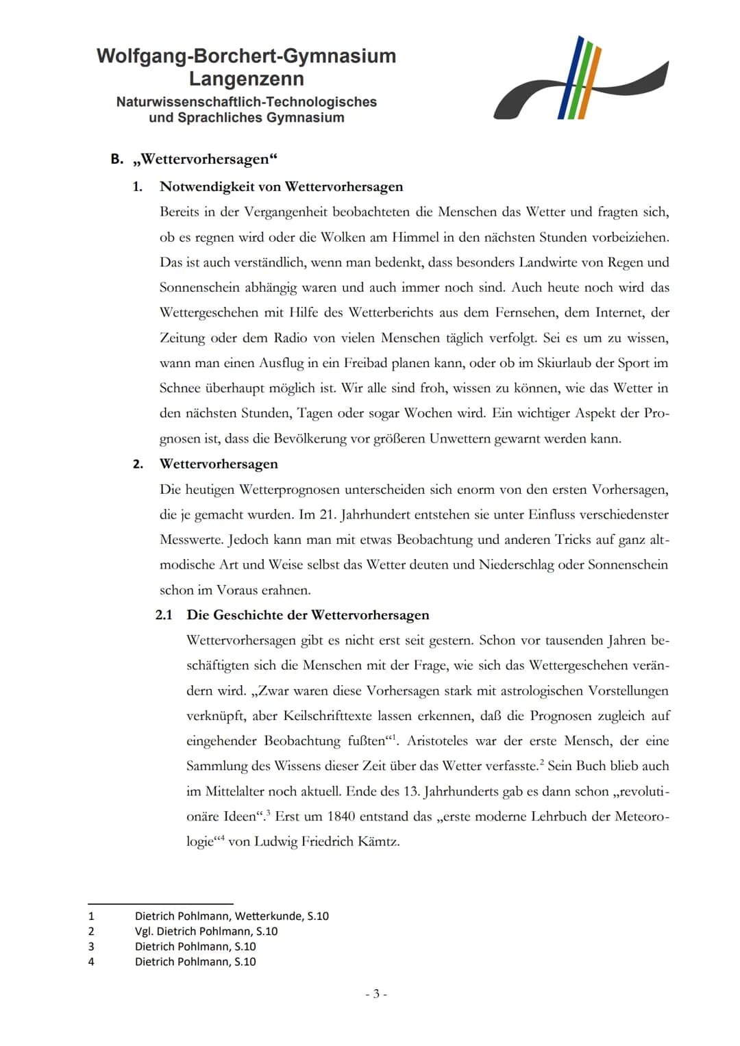 Wolfgang-Borchert-Gymnasium
Langenzenn
Naturwissenschaftlich-Technologisches
und Sprachliches Gymnasium
W - Seminar ,,Luft- und Raumfahrt"
,