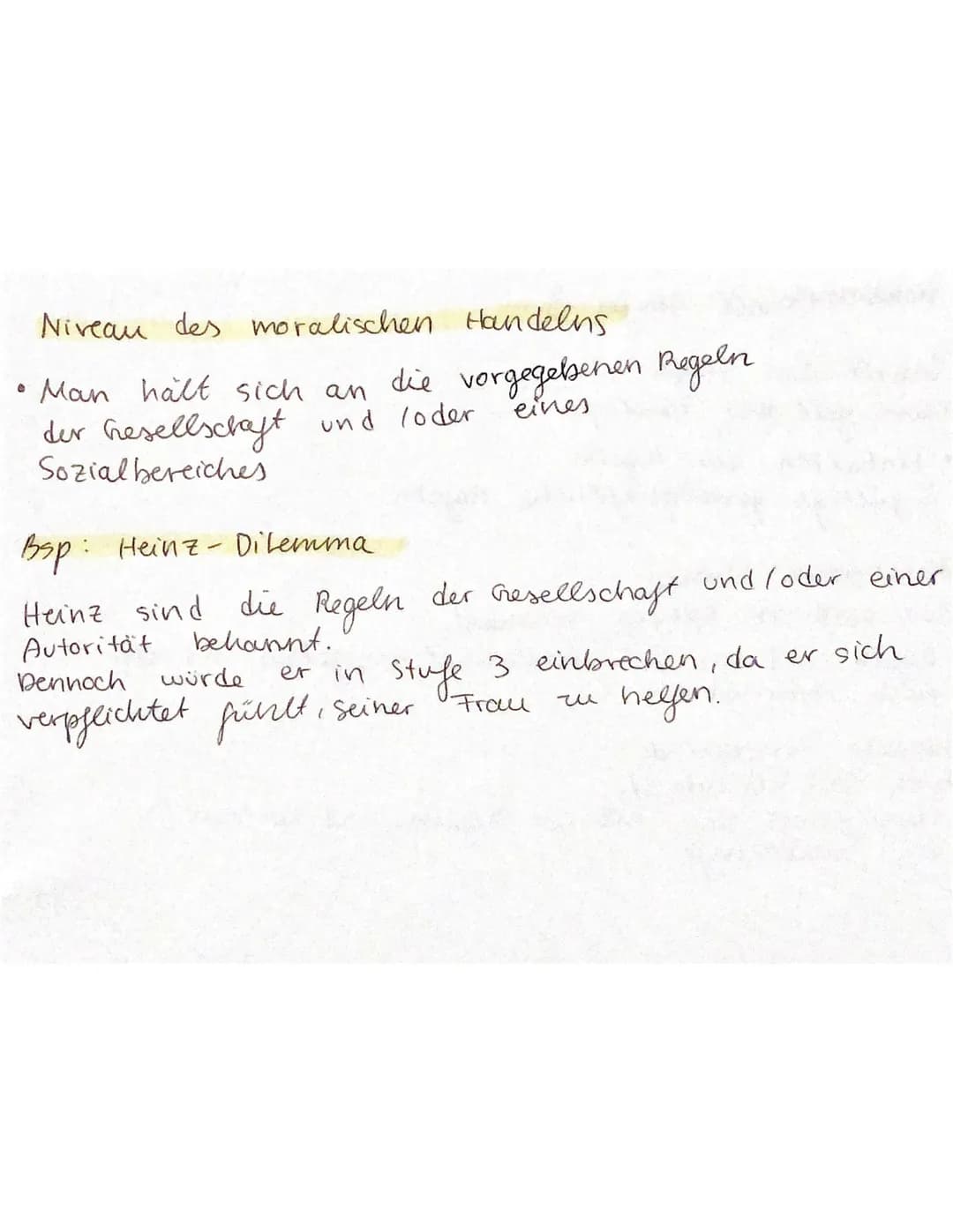 1. Prähionventionelle Moral
=>
shife
eigene Perspektive dominiert
·any Folgen für eigene Wohlergehen geblicht
1: Orientierung an Strafe & Ge