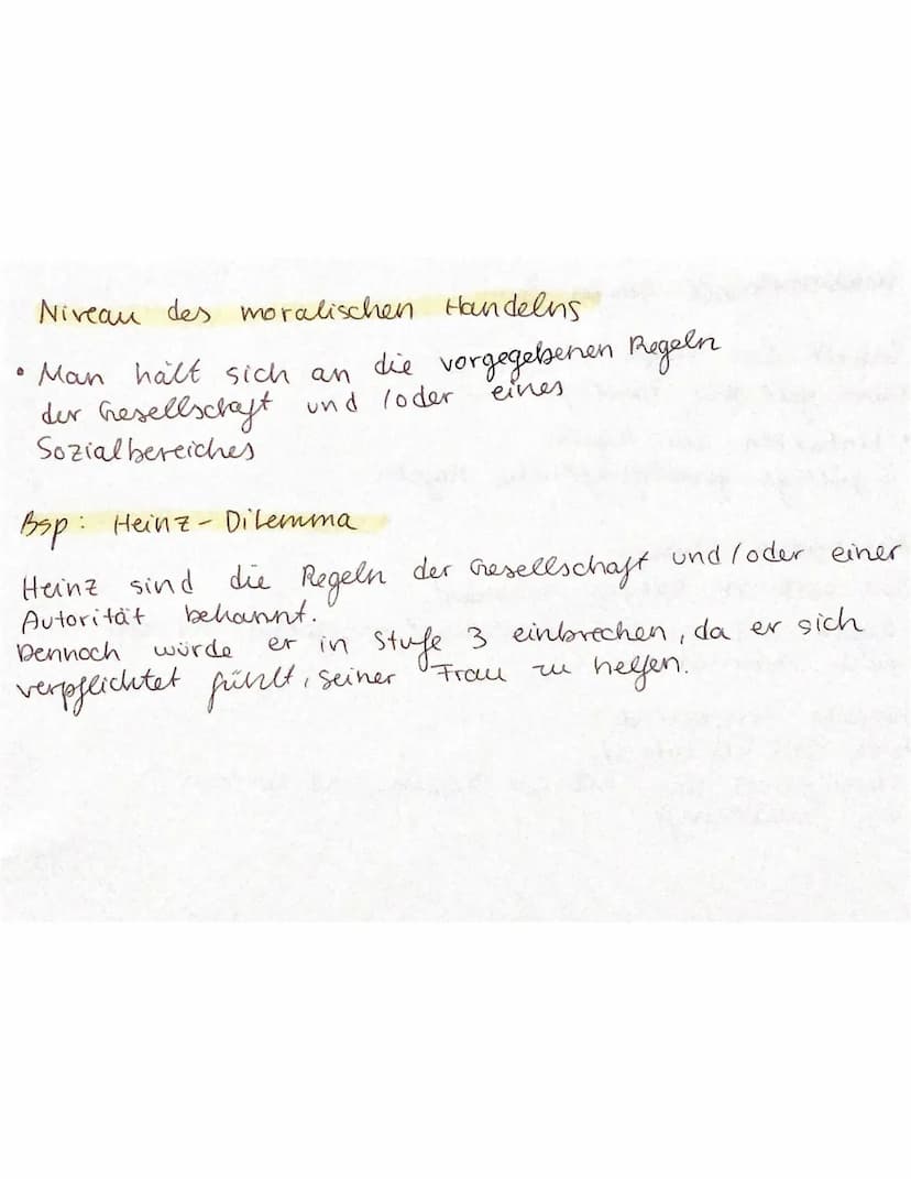 1. Prähionventionelle Moral
=>
shife
eigene Perspektive dominiert
·any Folgen für eigene Wohlergehen geblicht
1: Orientierung an Strafe & Ge