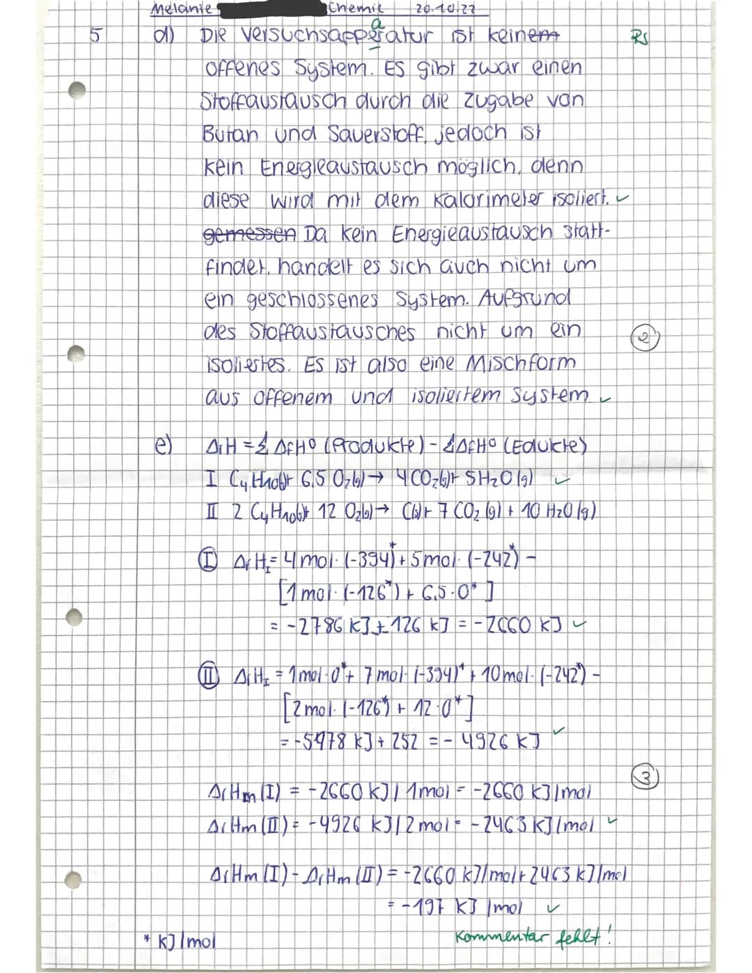 Ch 12.1
Name: Melanie
Klausur Nr. 1
Punkte:
Viel Erfolg!
25,5 / 34 VP
20.10.22
Notenpunkte:
12 NP
Aufgabe 1:
(6/10 VP)
Benzoesäure (Benzolca