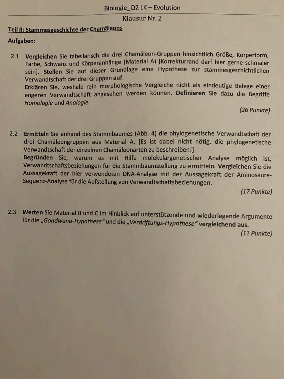 
<h2 id="homologieanalogie">Homologie/Analogie</h2>
<p>Der Begriff "Homologie" beschreibt, dass trotz einer ursprünglichen Verwandtschaft, z
