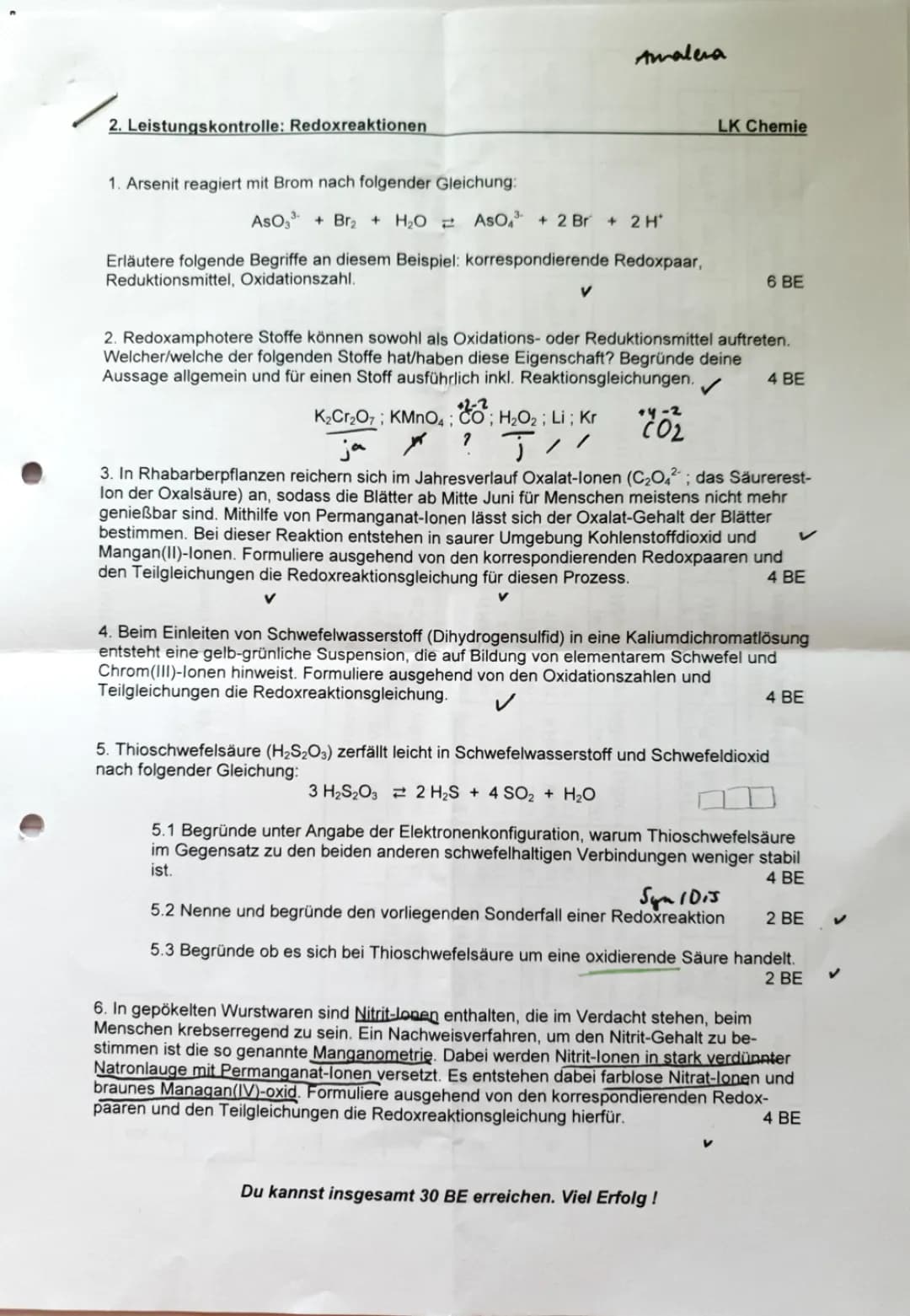 Redoxreaktionen Übungen und Lösungen: Spannende Chemie für Klasse 8 & 10