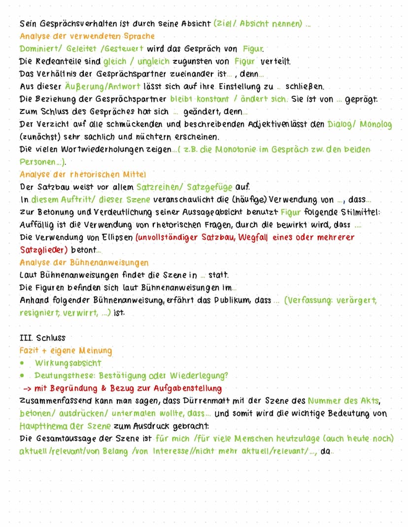 Die Physiker - Szenenanalyse
I. Einleitung
Informationen übers Buch + Inhaltsangabe
Die Komödie Die Physiker" des Schweizer Schriftstellers 
