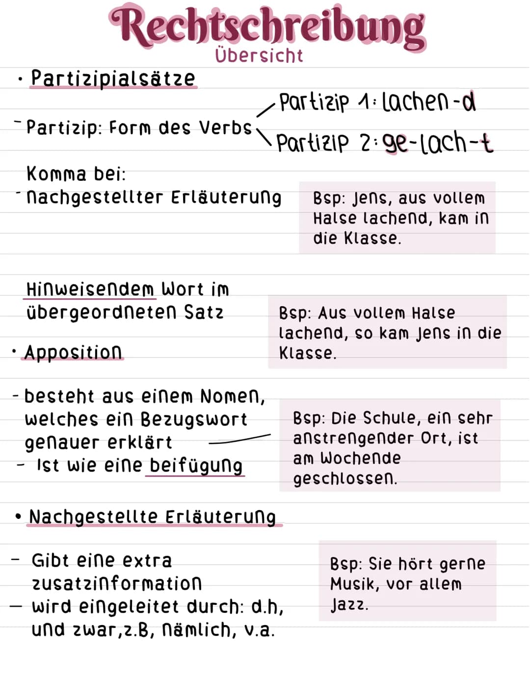 1.Zeichensetzung
Satzreihe:
Aneinanderreihung von Hs
●
Rechtschreibung
Übersicht
●
Satzgefüge:
HS+ Ns
HS
Die Kinder trinken
→BSP: Orangensaf