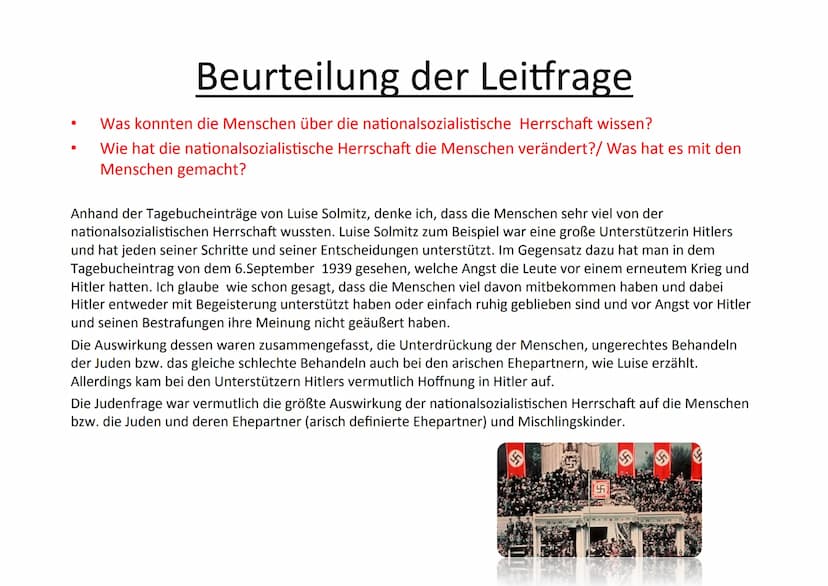 PORTFOLIO
FLORENCE KOCH 9A Inhaltsverzeichnis
1) Kurzbiographie von Luise Solmitz
2) Analyse Tagebucheinträge
3) Analyse Tagebucheinträge
4)