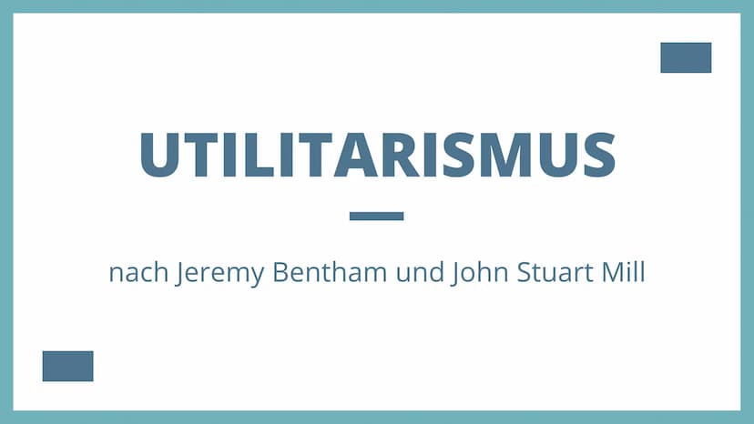 "Jeder zählt für einen, keiner für mehr
als einen."
J.B. 1.
Jeremy Bentham John Stuart Mill
• britischer Jurist, Philosoph
& Sozialreformer
