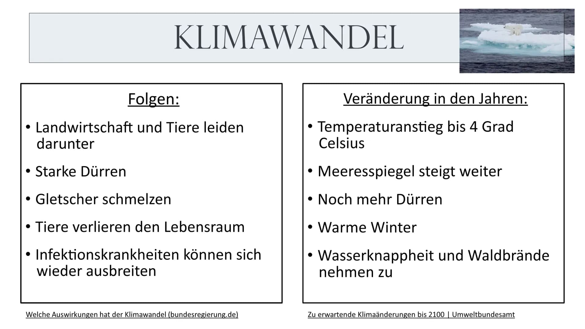 TREIBHAUS-
EFFEKT
UND
KLIMAWANDEL
von Maja, Betül und Sophie TREIBHAUSEFFEKT
• Wände und Dach bestehen bei
einem Treibhaus aus Glas
Glas läs
