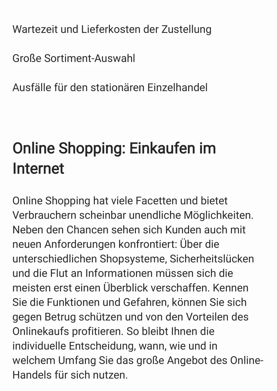 Online Shopping: So funktioniert
das Einkaufen im Netz
Bequemes Einkaufen von zuhause
10.12.2020
Das Internet bietet eine Fülle von Möglichk