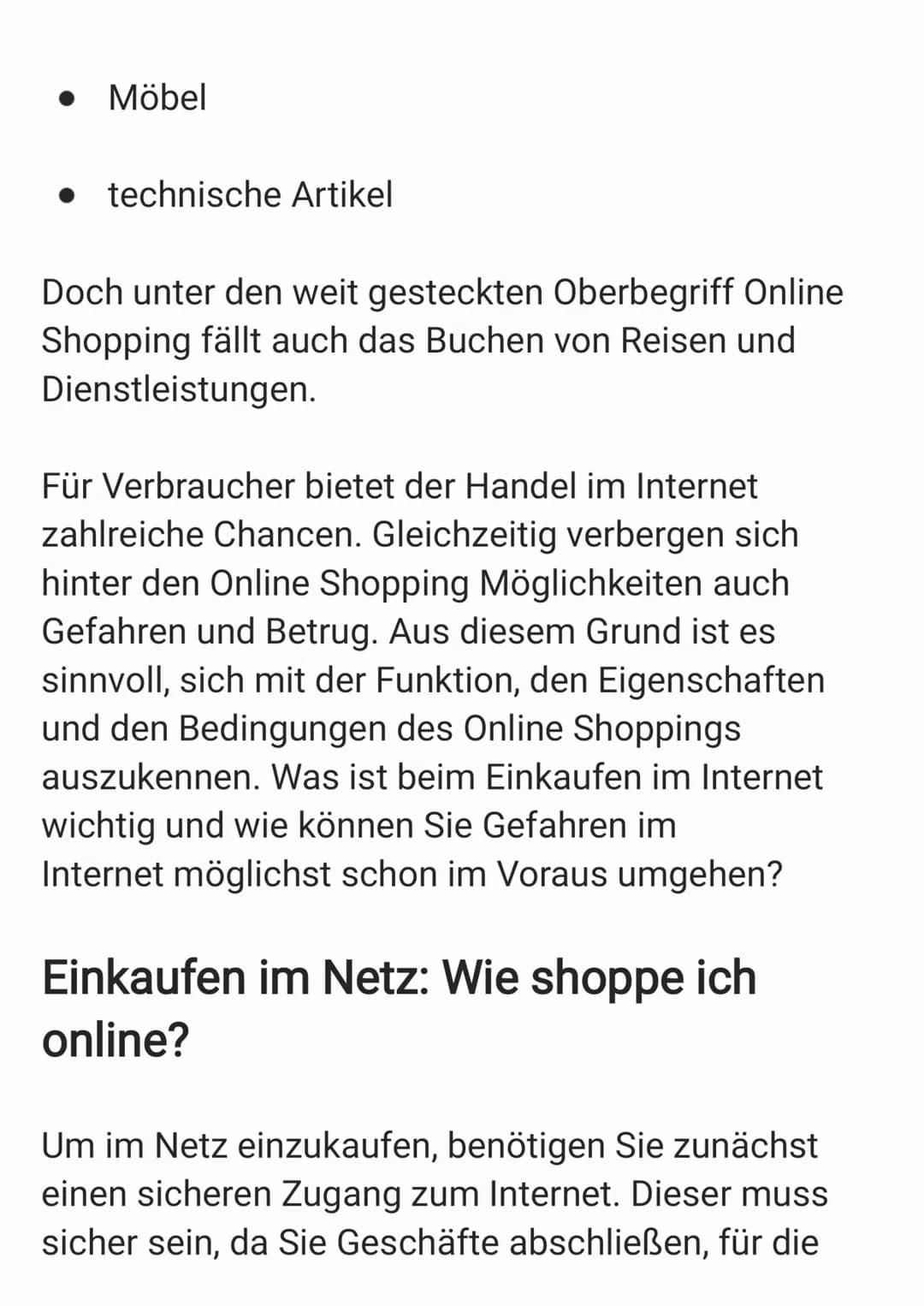 Online Shopping: So funktioniert
das Einkaufen im Netz
Bequemes Einkaufen von zuhause
10.12.2020
Das Internet bietet eine Fülle von Möglichk