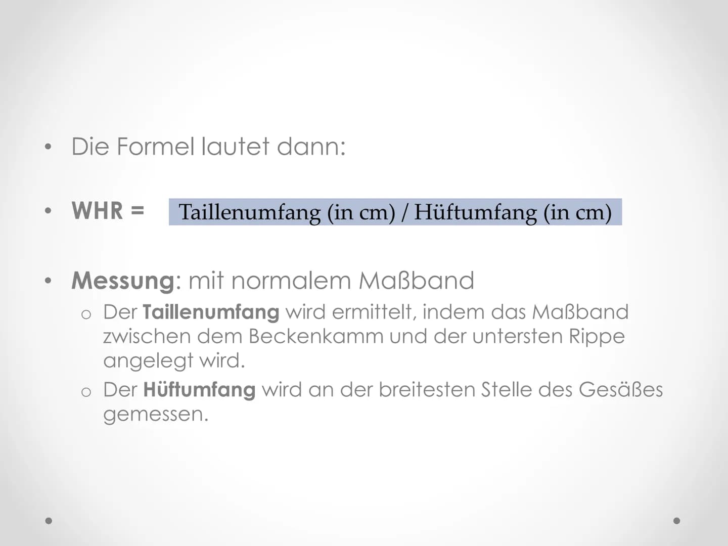 Essstörungen ●
Body Mass Index
Der Body-Mass-Index (BMI) ist eine Maßzahl für das
Körpergewicht eines Menschen im Verhältnis zu
seiner Größe
