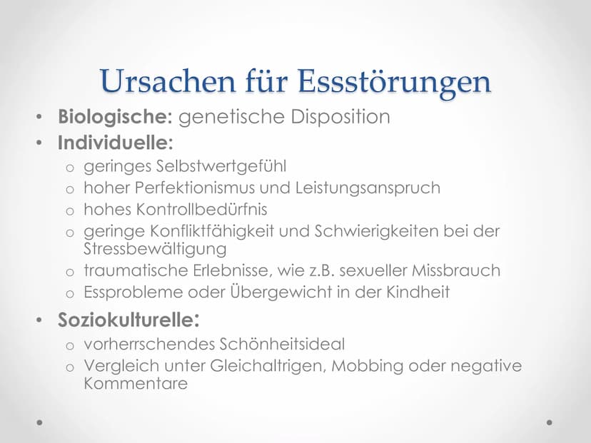 Essstörungen ●
Body Mass Index
Der Body-Mass-Index (BMI) ist eine Maßzahl für das
Körpergewicht eines Menschen im Verhältnis zu
seiner Größe