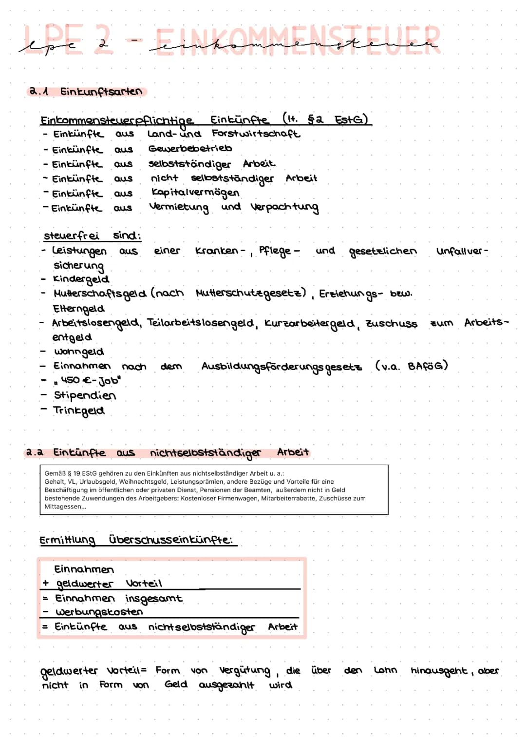 Einkommensteuer 