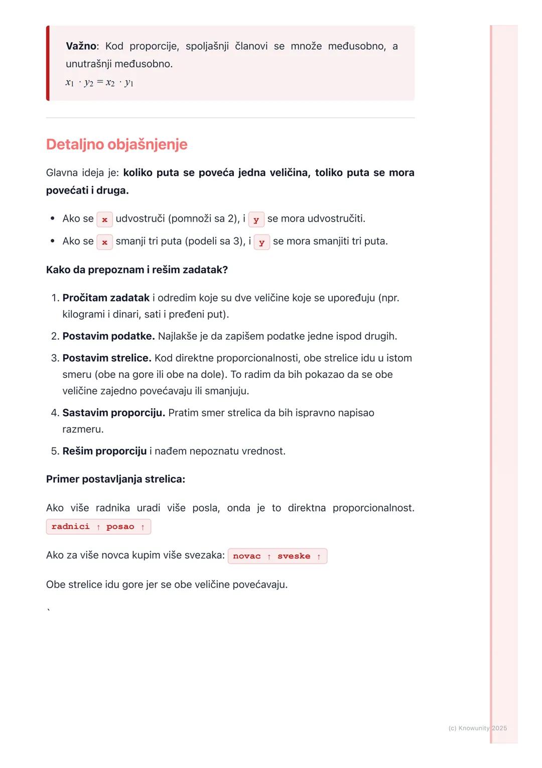 # Direktna proporcionalnost

Uvod u direktnu proporcionalnost

Direktna proporcionalnost opisuje odnos između dve veličine koje se menjaju
n