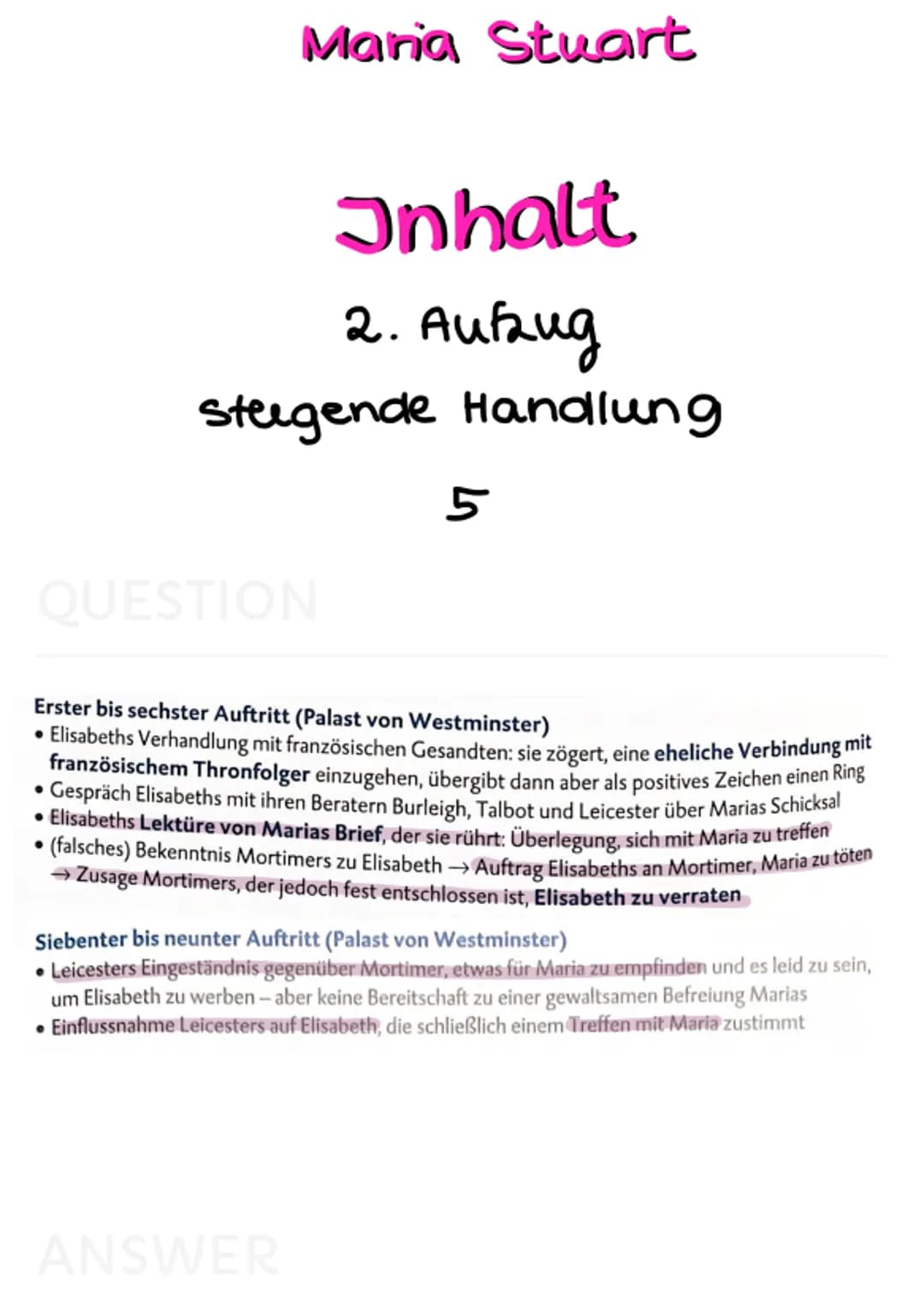 Maria Stuart
Dramenverlauf Auf einen Blick
3
Ver-
trauen
SCHLOSS
Auf einen Blick
Amme
Kennedy
▶Melvil
QUESTION
Maria
Ver- Stuart
trauen
Kamm