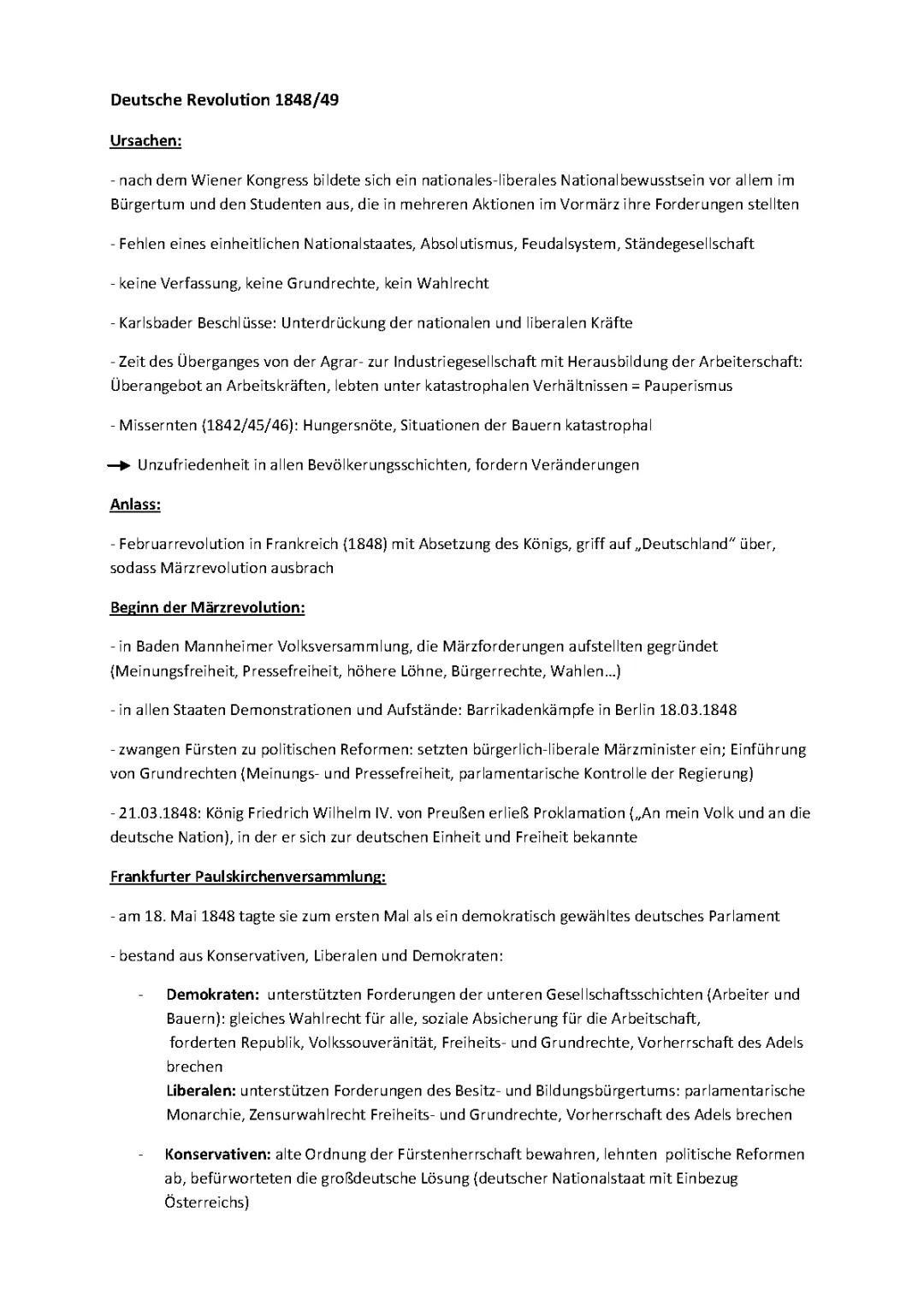 Deutsche Revolution 1848