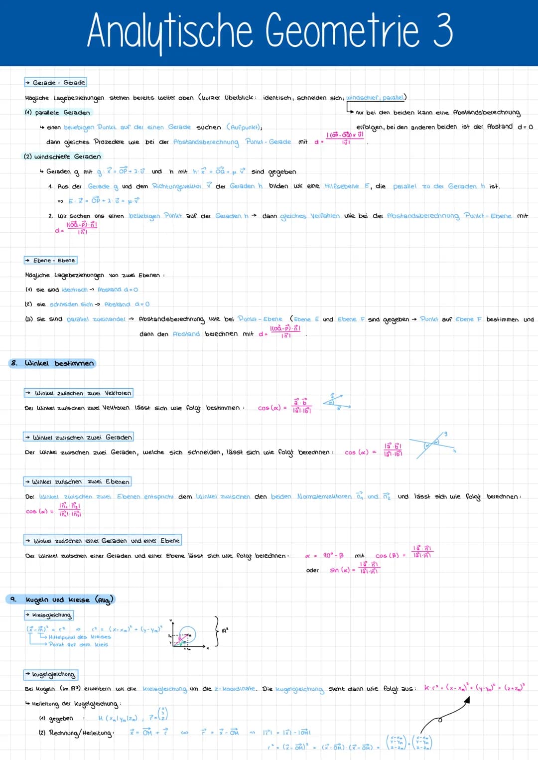 1.
2.
3
4.
5.
Grundlagen der analytischen Geometrie
→ Punkte im R¹ und R eintragen
(1) Zweidimensionaler Raum (R²):
Analytische Geometrie |
