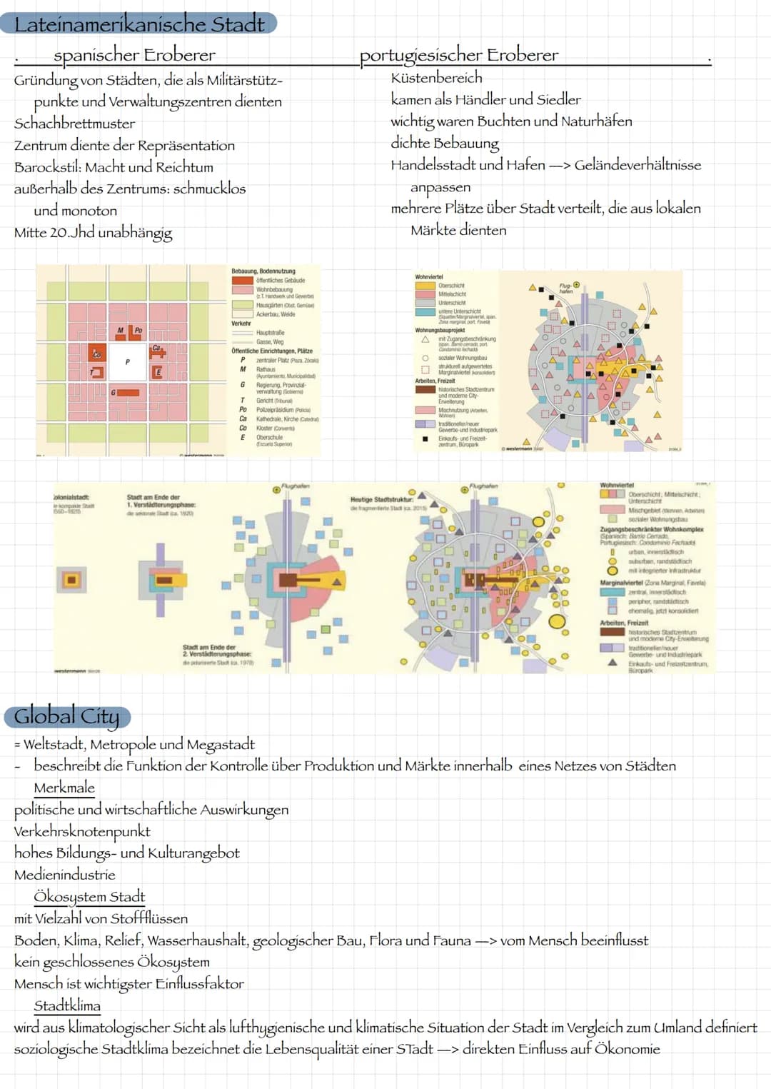  Stadtgeographie
Stadt Definition
zeigt bauliche, funktionale und infrastruktuelle Besonderheiten auf
Hohe Einwohnerzahl und Bevölkerungsdic