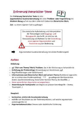 Know Literarische Erörterung  thumbnail