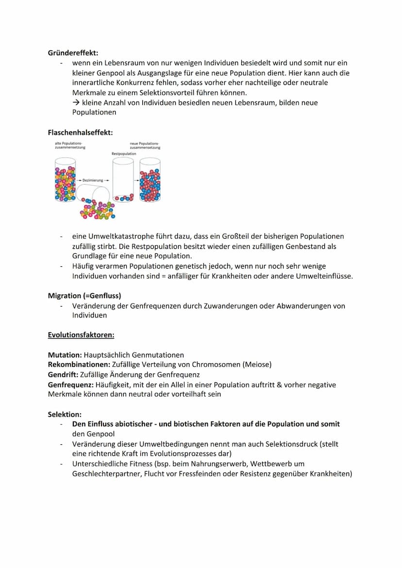 Biologie Themenbereich - ,,Evolution"
Evolution= alle Veränderungen, durch die das Leben auf der Erde zu seiner heutigen Form
und Vielfalt g
