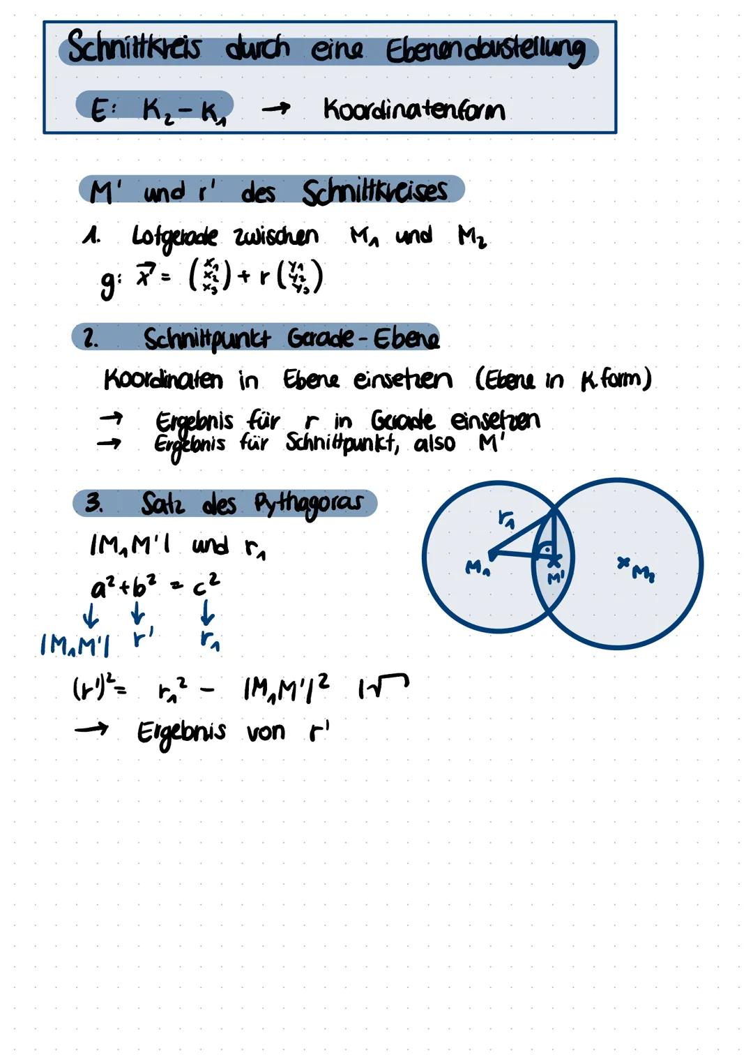 # Kugeln im Raum

Form:

K: $(x_1-m_1)^2+(x_2-m_2)^2 + (x_3-m_3)^2 = r^2$

6. K: $[(\frac{x_1}{x_2})-(\frac{m_1}{m_3})]^2 = r^2$

1. Umforme
