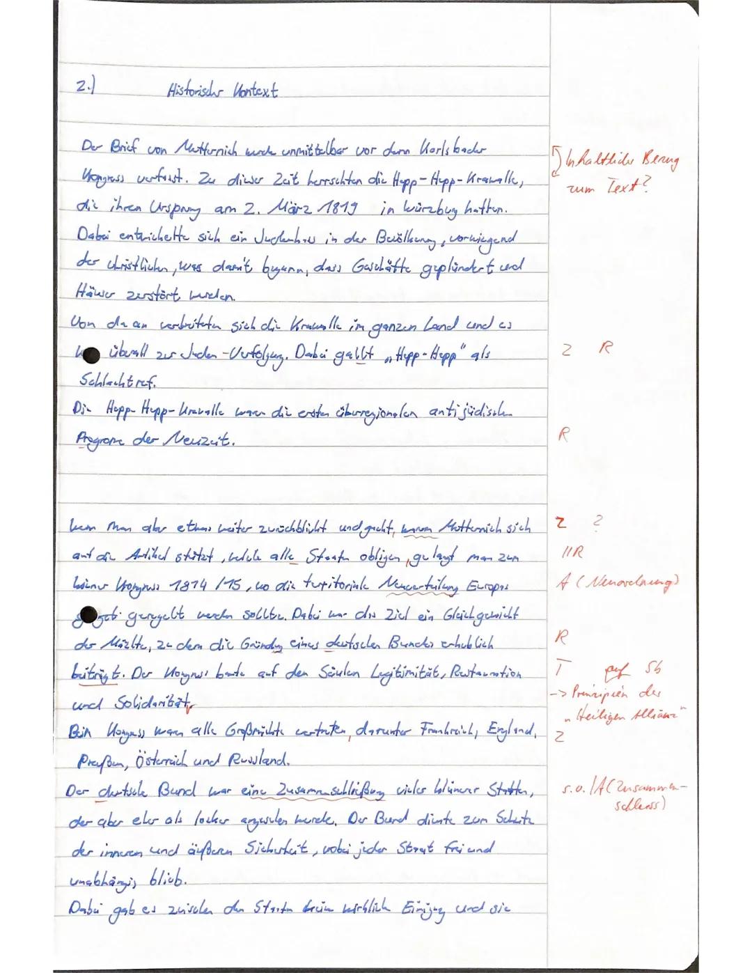 5
10
15
20
25
30
35
40
45
Grundkurs Geschichte 11.1
1. Klausur
01.10.2021
Nach dem Mord des Burschenschaftlers Carl Ludwig Sand an August v.