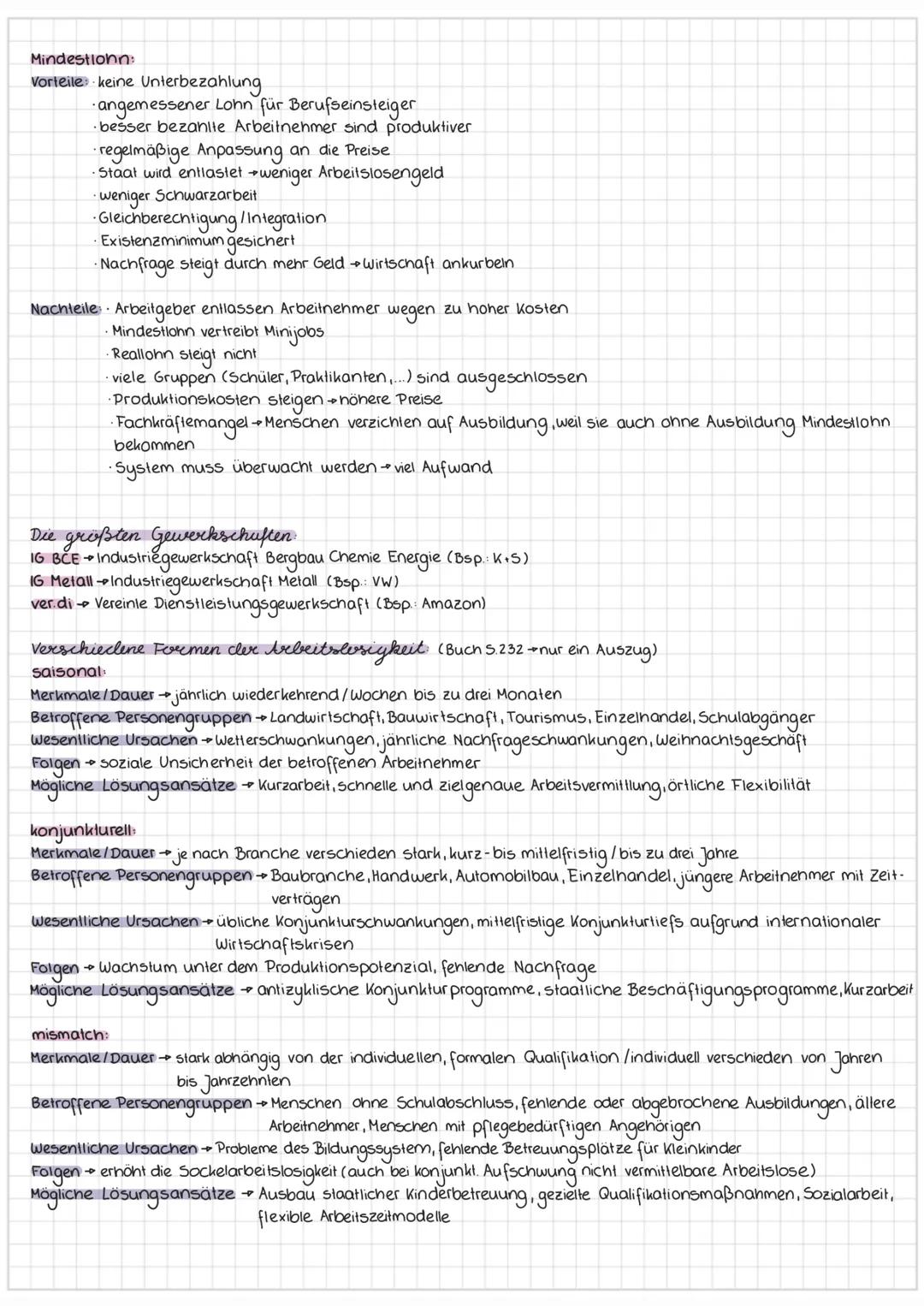 # Politik & Wirtschaft
~Arbeitsmarkt und Tarifpolitik~
Fachbegriffe cler Unterrichtseinheit:
- Flächentarifvertrag: gilt für bestimmte Gebie