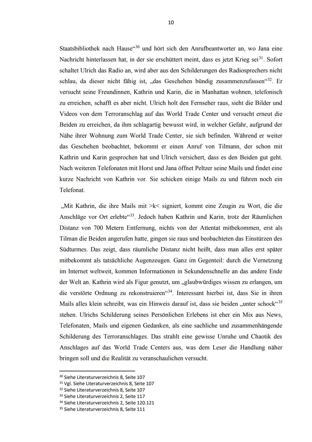 Die Literarische Verarbeitung von 9/11 im
Roman „Bryant Park“ von Ulrich Peltzer Inhaltsverzeichnis

1. Einleitung
3
2. Der Anschlag auf das