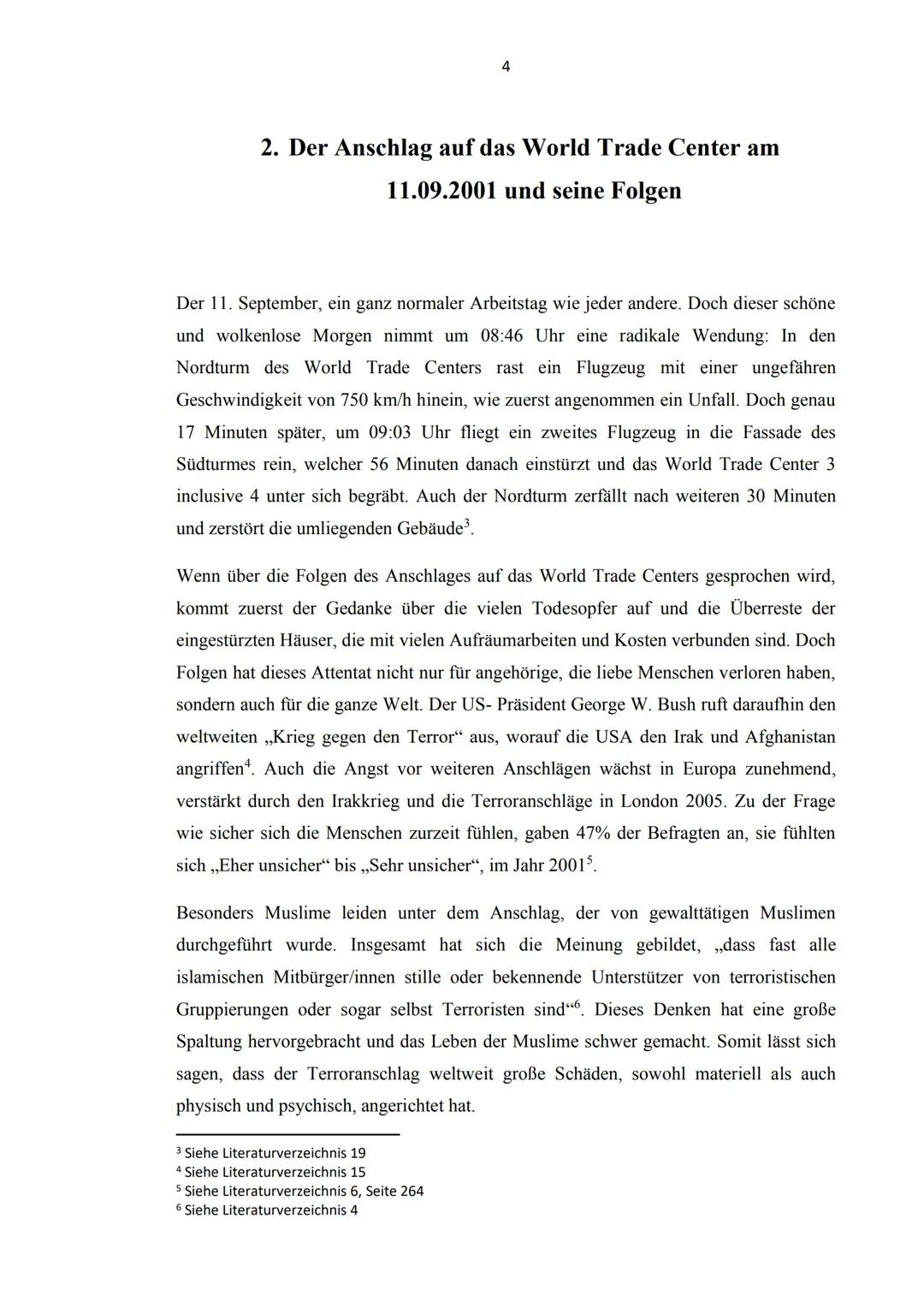 Die Literarische Verarbeitung von 9/11 im
Roman „Bryant Park“ von Ulrich Peltzer Inhaltsverzeichnis

1. Einleitung
3
2. Der Anschlag auf das