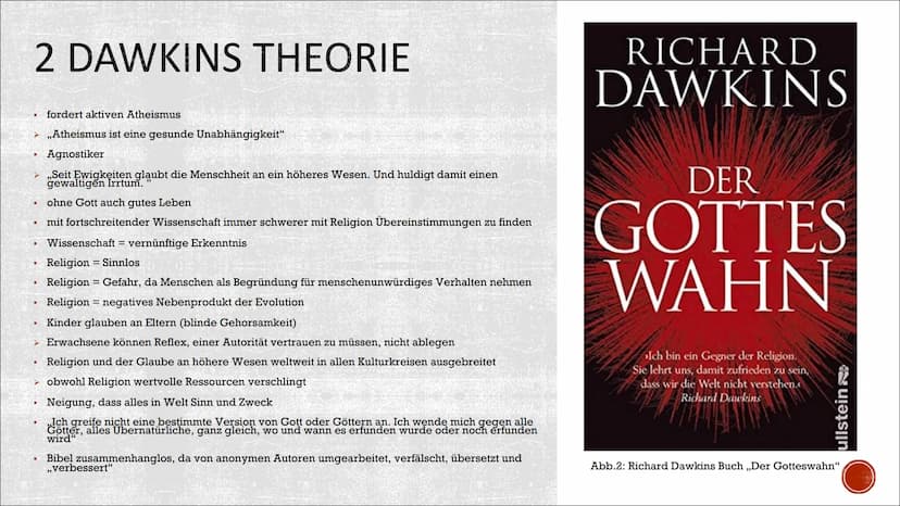 RICHARD DAWKINS GLIEDERUNG
■
1 Biografie
■
2 Dawkins Theorie
3 Kritik an seiner Theorie
Quellen
■ 1 BIOGRAFIE
26.03.1941 in Nairobi (Kenia) 