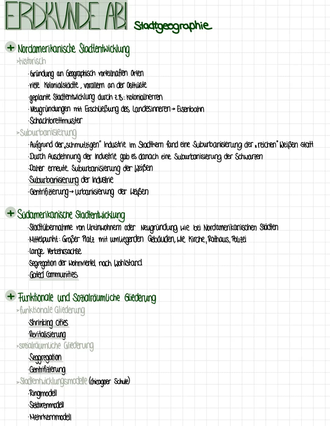ERDKUNDE ABI
+ Grundlagen
>Definition
Übergeordneter Ort hinsichtlich politischer, sozialer, kutureller und historischer Gesichtspunkte
>Rau