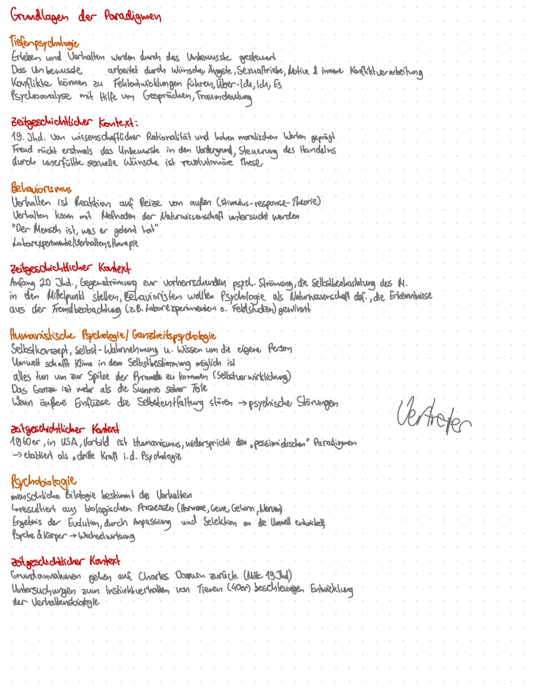 Was ist Psychologie?
Psychologie ist die Wissenschaft vom Erleben und Verhalten.
Erleben Verhalten
abhängig
Von ein ander
Ziele der Psycholo