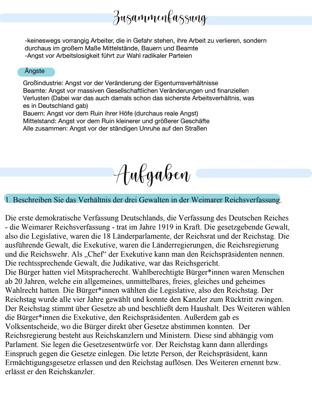 Rätesystem
Bedeutung der Arbeiter- und Soldatenräte
-1918 bildeten sich in nahezu allen Großstädten Räte von revolutionär gesinnten Arbeiter