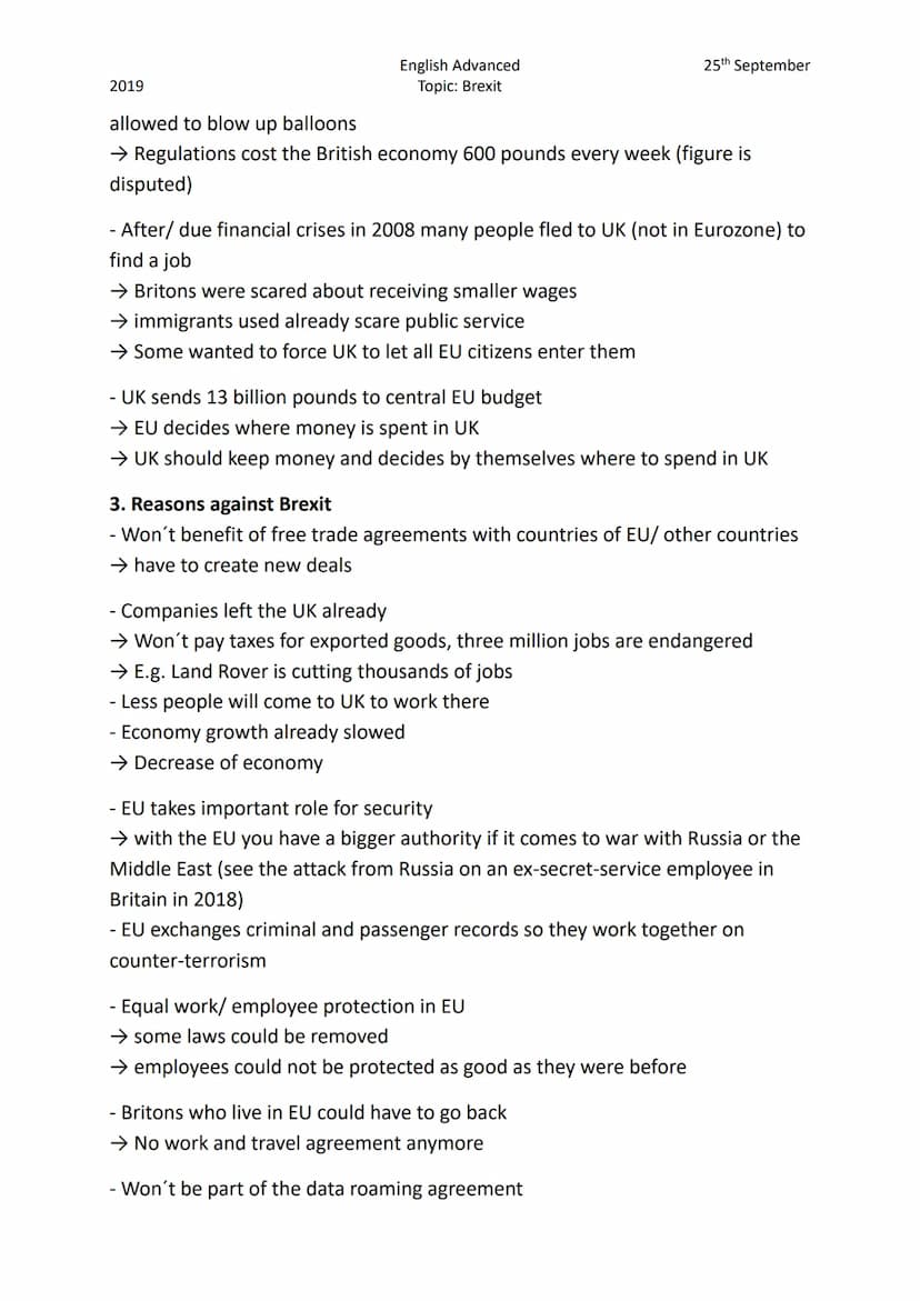 The run-up to the Brexit 2019
English Advanced
Topic: Brexit
Run-up to the Brexit
1. Role of media (SM-Social media; NP=Newspaper)
- Influen