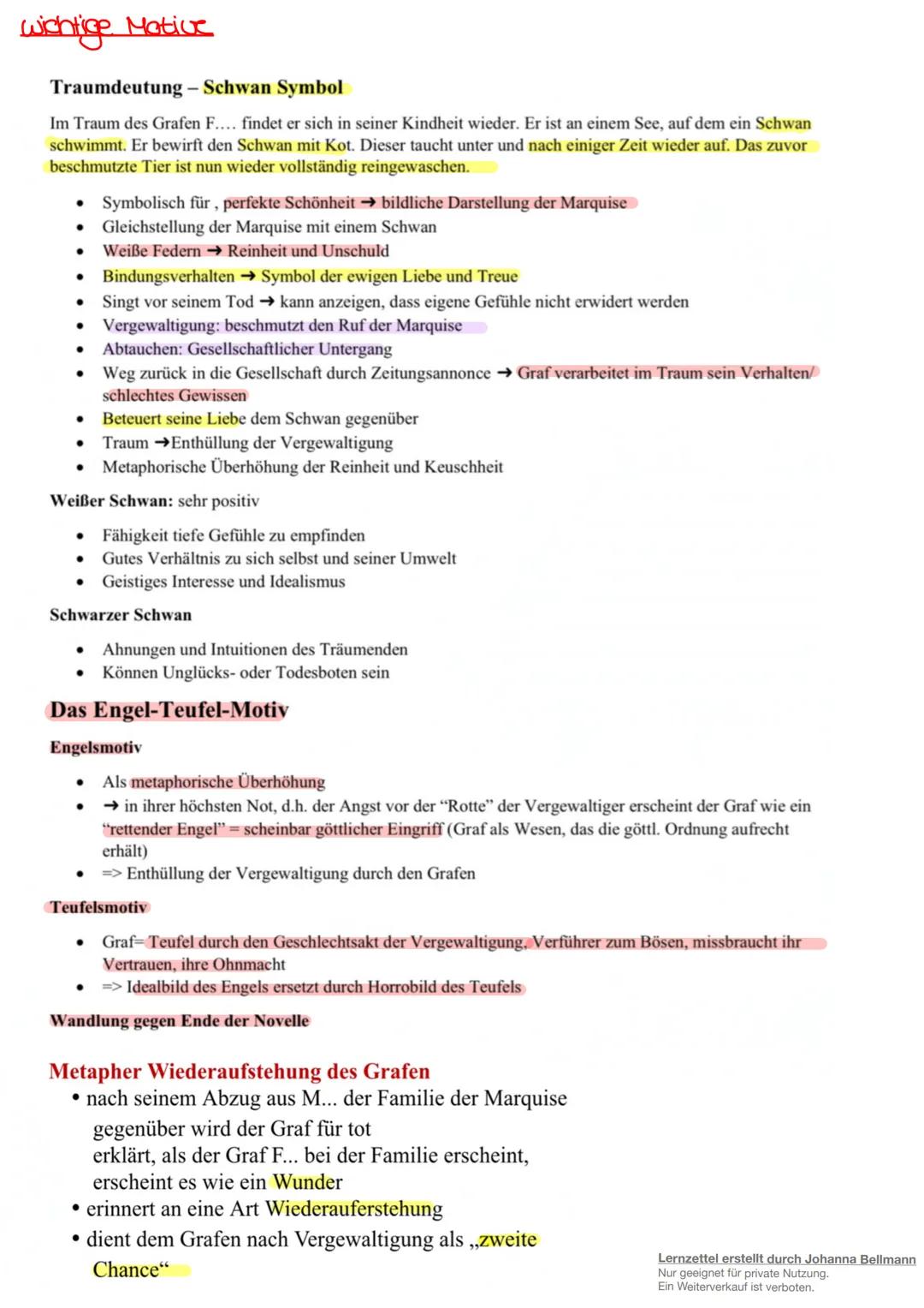 Novelle
die Marquise ven 0......
- Heinrich von Kleist
- 1808 veröffentlicht in Literaturzeitschrift Phöbus
- spielt in Italien zur Zeit des