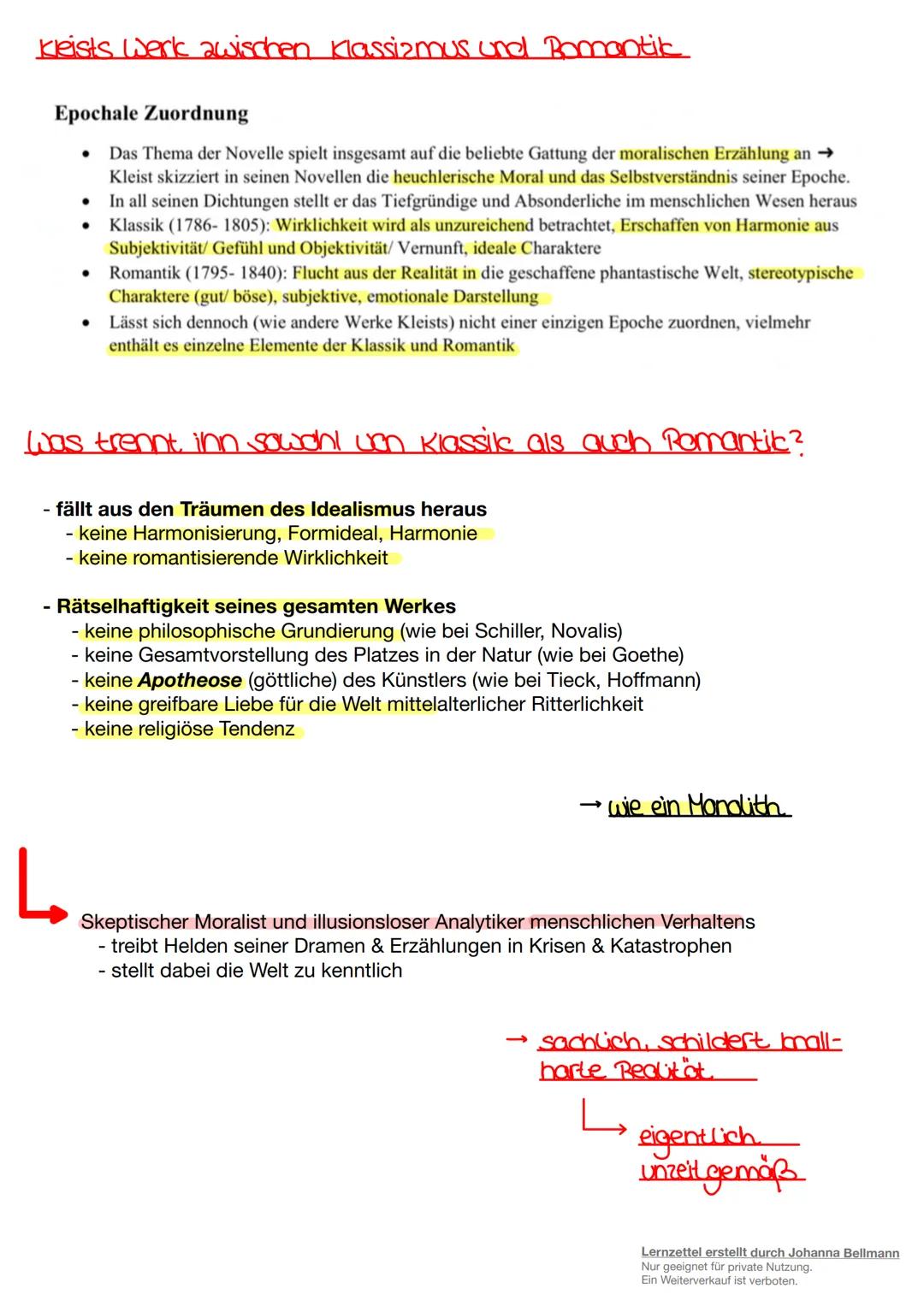 Novelle
die Marquise ven 0......
- Heinrich von Kleist
- 1808 veröffentlicht in Literaturzeitschrift Phöbus
- spielt in Italien zur Zeit des