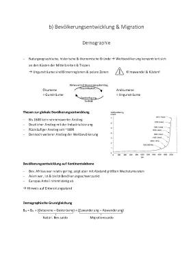 Know Lernzettel Bevölkerungsentwicklung und Migration thumbnail