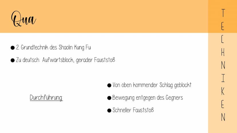 Kung Tu Gliederung
Was Kung Fu ist
Geschichte des Kung Fu
Bodhidharma
Was Kung Fu auszeichnet
Verschiedene Kung Fu Arten
Techniken des Shaol