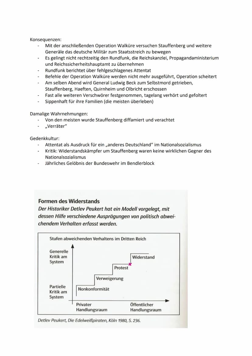 Hintergrund:
Mehrere Anschläge auf Hitler durch Offiziere
Claus Schenk Graf von Stauffenberg: Offizier der deutschen Wehrmacht, Chef des
Gen