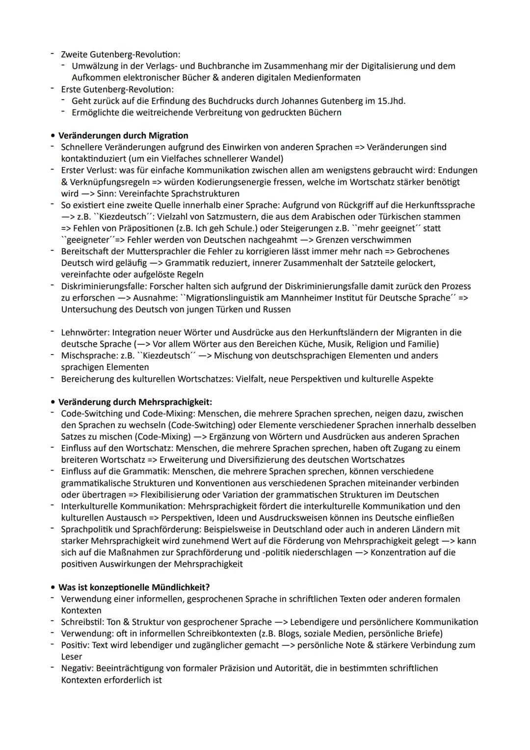 Inhaltsverzeichnis:
Deutsch-Lernzettel GK/ Abitur NRW
1. Sprache Spracherwerbsmodelle (Ontogenetischer Spracherwerb)
2. Sprachgeschichtliche