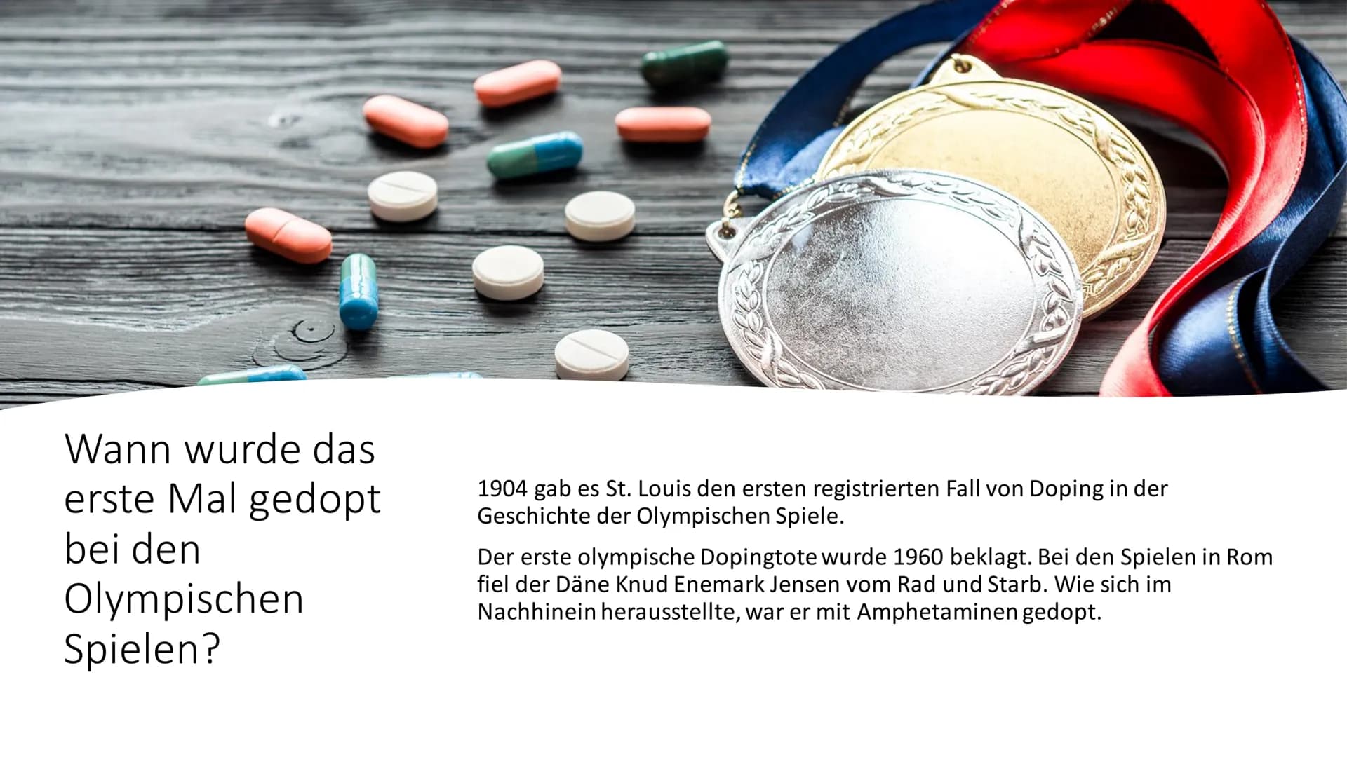 Fo
604
90.
20
Doping im Sport
Von Justina Steinbach
11
Dieses Foto von "Unbekannter Autor" ist lizenziert unter CC BY-ND Was ist Doping?
Der