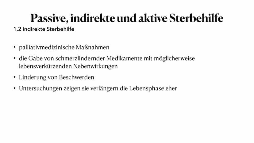 Aktive Sterbehilfe
2.Juni 2022 Gliederung
1. Passive, indirekte und aktive Sterbehilfe
2. Definition Aktive Sterbehilfe
3. Beispiel Niederla