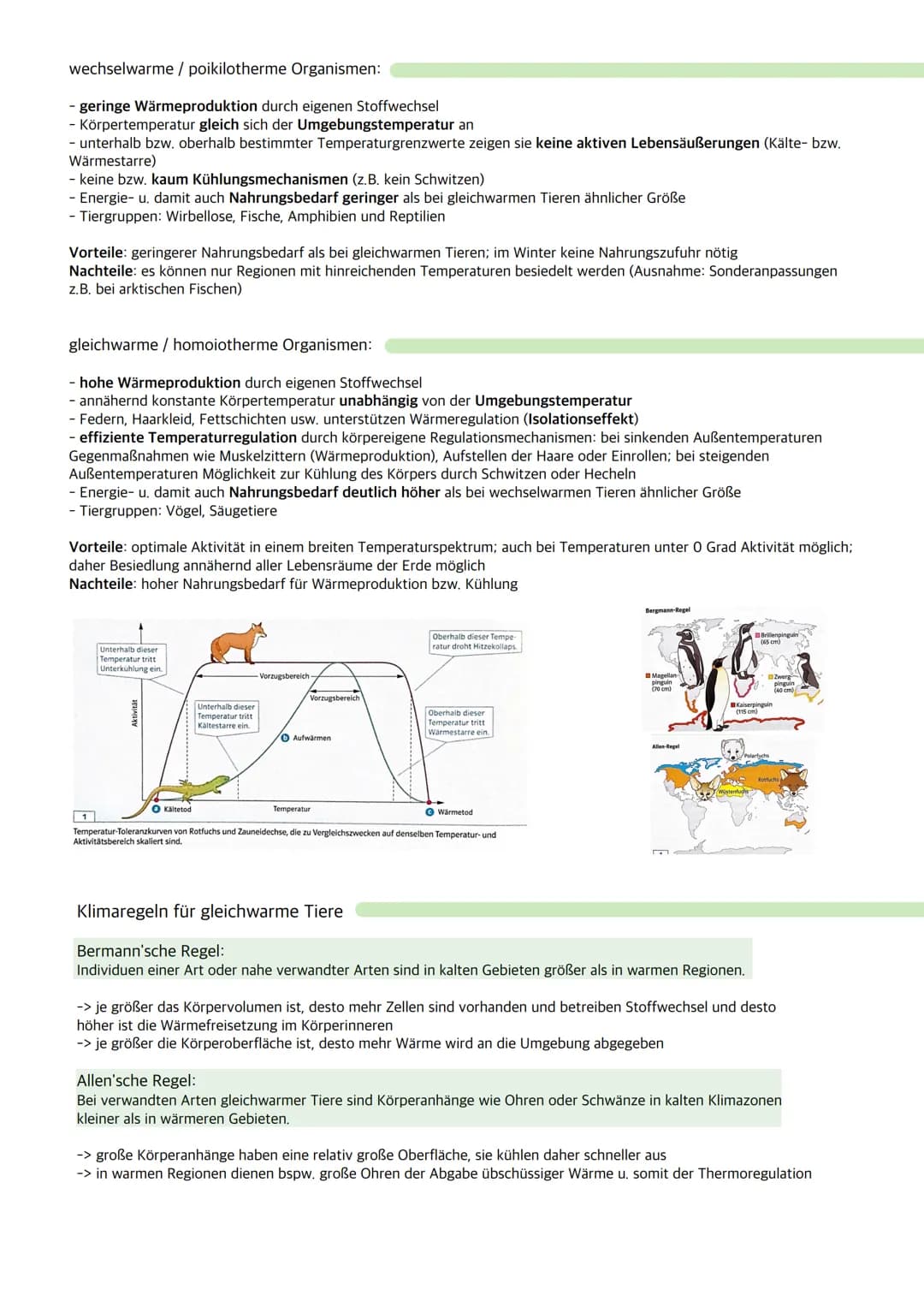 Ökologie
Ökosystem: Wechselbeziehungen zwischen Organismen und ihrer Umwelt; dynamisches Beziehungsgefüge
aus Biozönose (Lebensgemeinschaft)