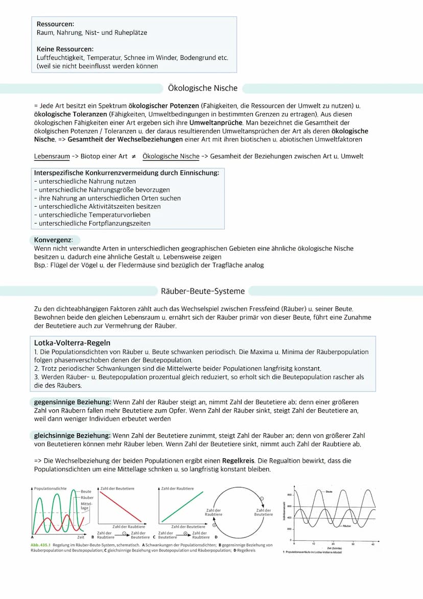 Ökologie
Ökosystem: Wechselbeziehungen zwischen Organismen und ihrer Umwelt; dynamisches Beziehungsgefüge
aus Biozönose (Lebensgemeinschaft)