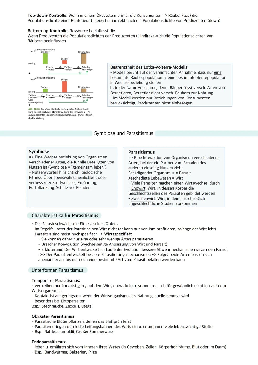 Ökologie
Ökosystem: Wechselbeziehungen zwischen Organismen und ihrer Umwelt; dynamisches Beziehungsgefüge
aus Biozönose (Lebensgemeinschaft)