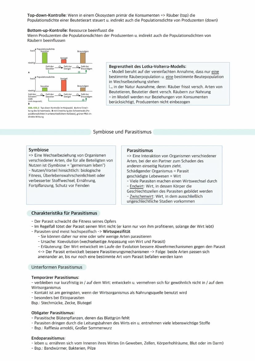 Ökologie
Ökosystem: Wechselbeziehungen zwischen Organismen und ihrer Umwelt; dynamisches Beziehungsgefüge
aus Biozönose (Lebensgemeinschaft)